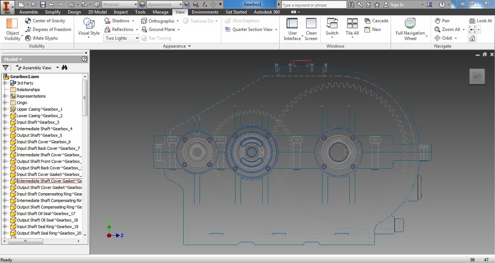 3D reducer gearbox - TurboSquid 1305491