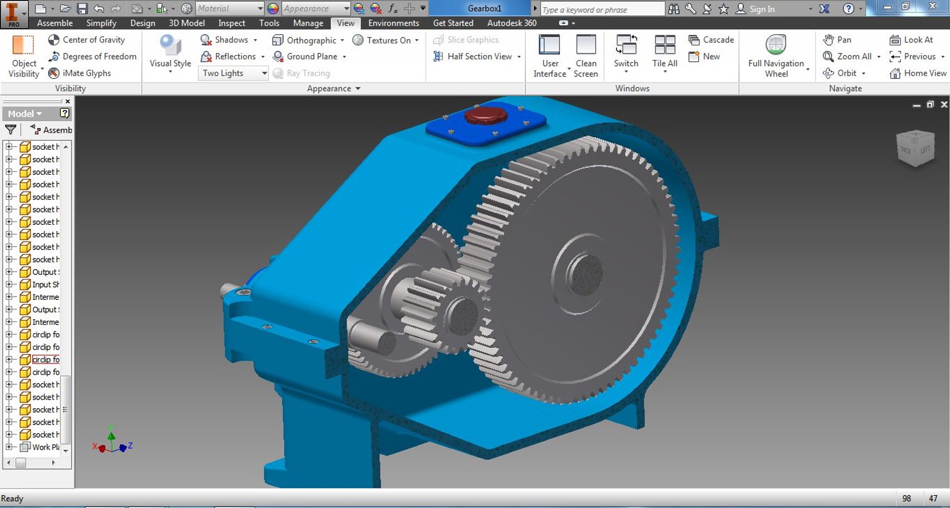 3D reducer gearbox - TurboSquid 1305491
