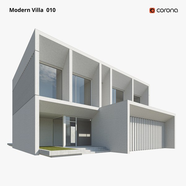 modelo 3d Diseño de villa moderna 010 - TurboSquid 2199599