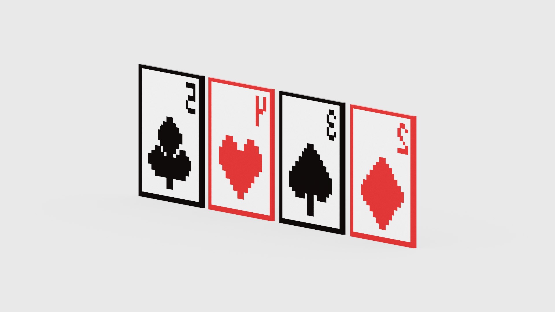 3D model Voxel Card Suits https://p.turbosquid.com/ts-thumb/PA/sw36c2/3C/spin202204301217280009/png/1651321639/1920x1080/fit_q87/08ca966b3e278267008caf4a7338326e81052564/spin202204301217280009.jpg