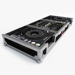 3D Pioneer DJ Setup model