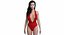 Maillot de bain une pièce réaliste pour personnage féminin