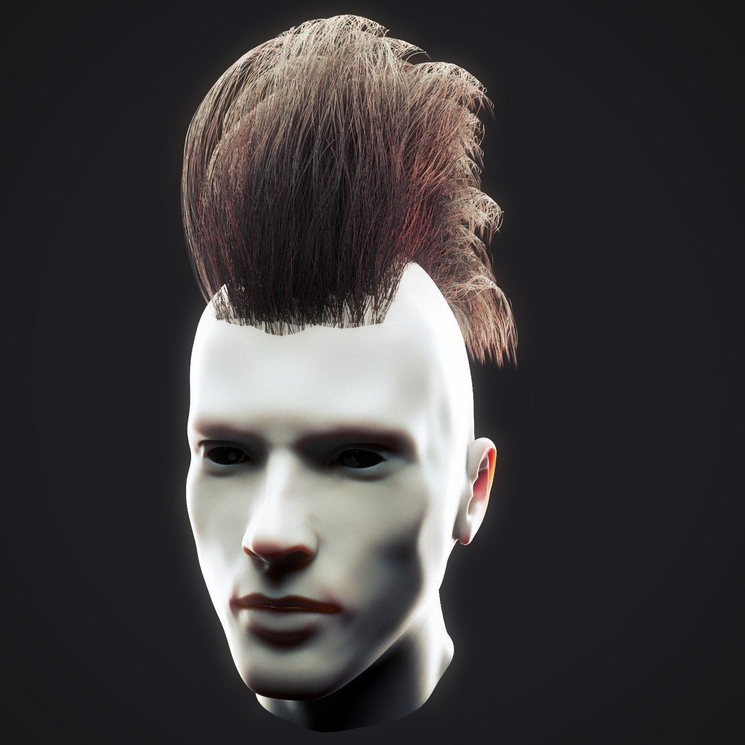 3d Undercut Hairstyle 6 Model Turbosquid 1493501 8854