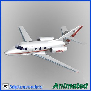 Dassault Falcon 10 Private livery 1