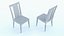 Table et chaise de café
