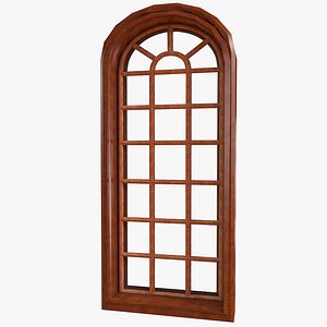window castle style rotund rounded round
