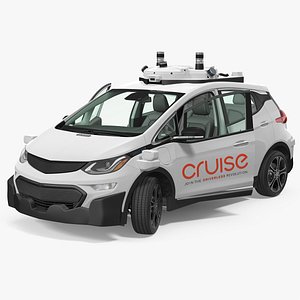 GM Cruise Automation Bolt EV Self Driving Car Rigged