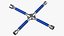 Anti Slip Four Way Lug Nut Wrench