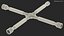 Anti Slip Four Way Lug Nut Wrench