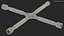 Anti Slip Four Way Lug Nut Wrench