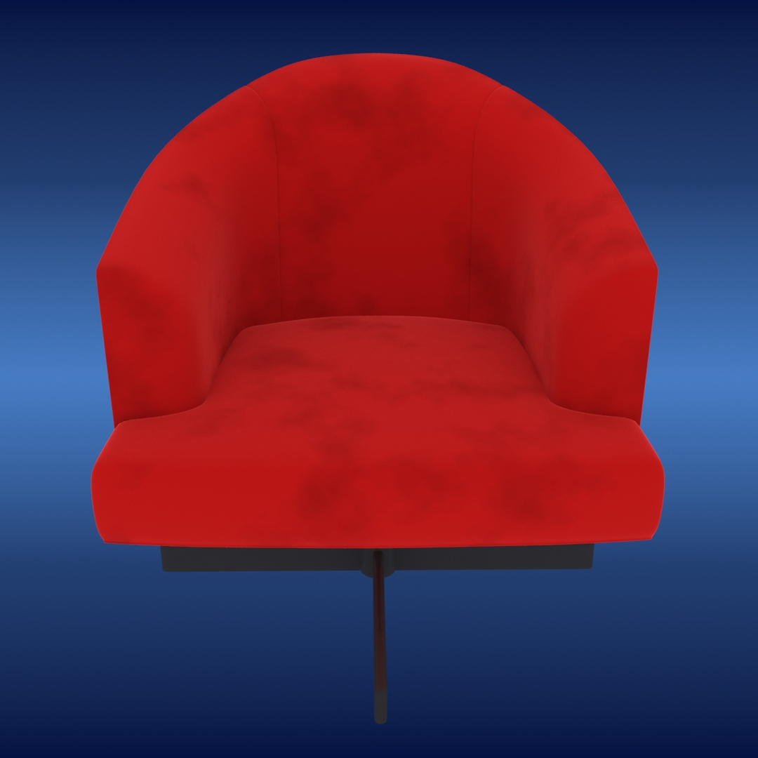 Chair Velvet 3d Model
