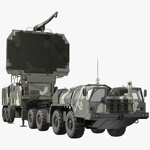 MAZ 74106 with 64N6 Big Bird Radar Camouflage