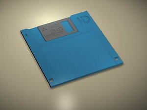 free diskette disk 3d model