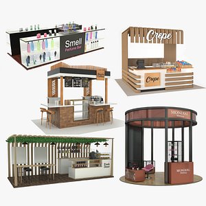 Mall and Shopping center Kiosks Collection