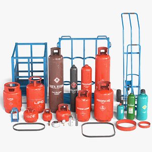 Gas Cylinder Modular Set model