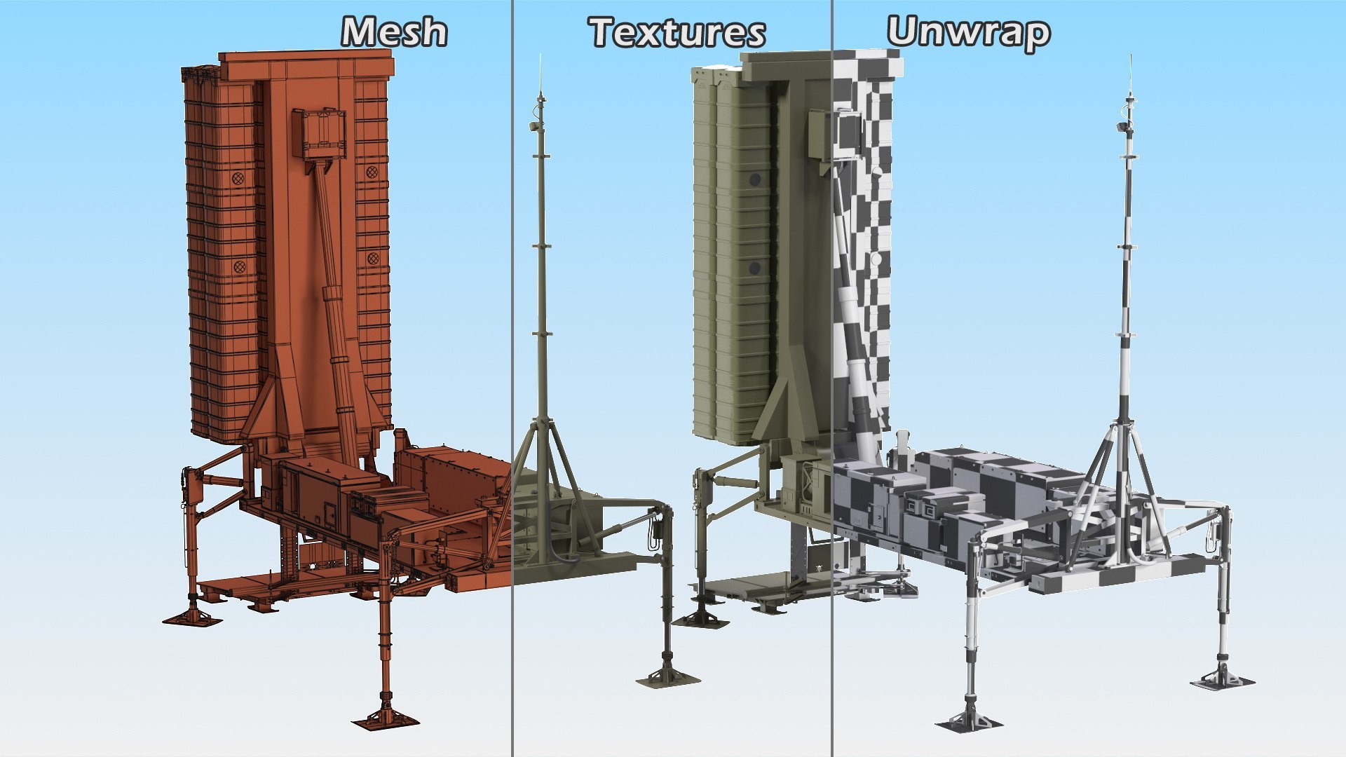 Air Defense Missile Systems Collection 3 3D https://p.turbosquid.com/ts-thumb/PB/UZx5Gc/uj/airdefensemissilesystemscollection33dsmodel048/jpg/1711241008/1920x1080/fit_q87/79a2b6f6639d39d66b91218b8667a0ed676c3953/airdefensemissilesystemscollection33dsmodel048.jpg