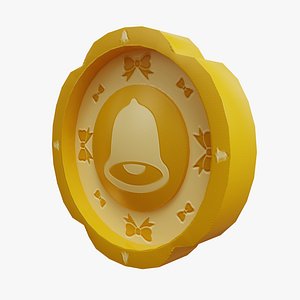Cartoon Coin20 3D model