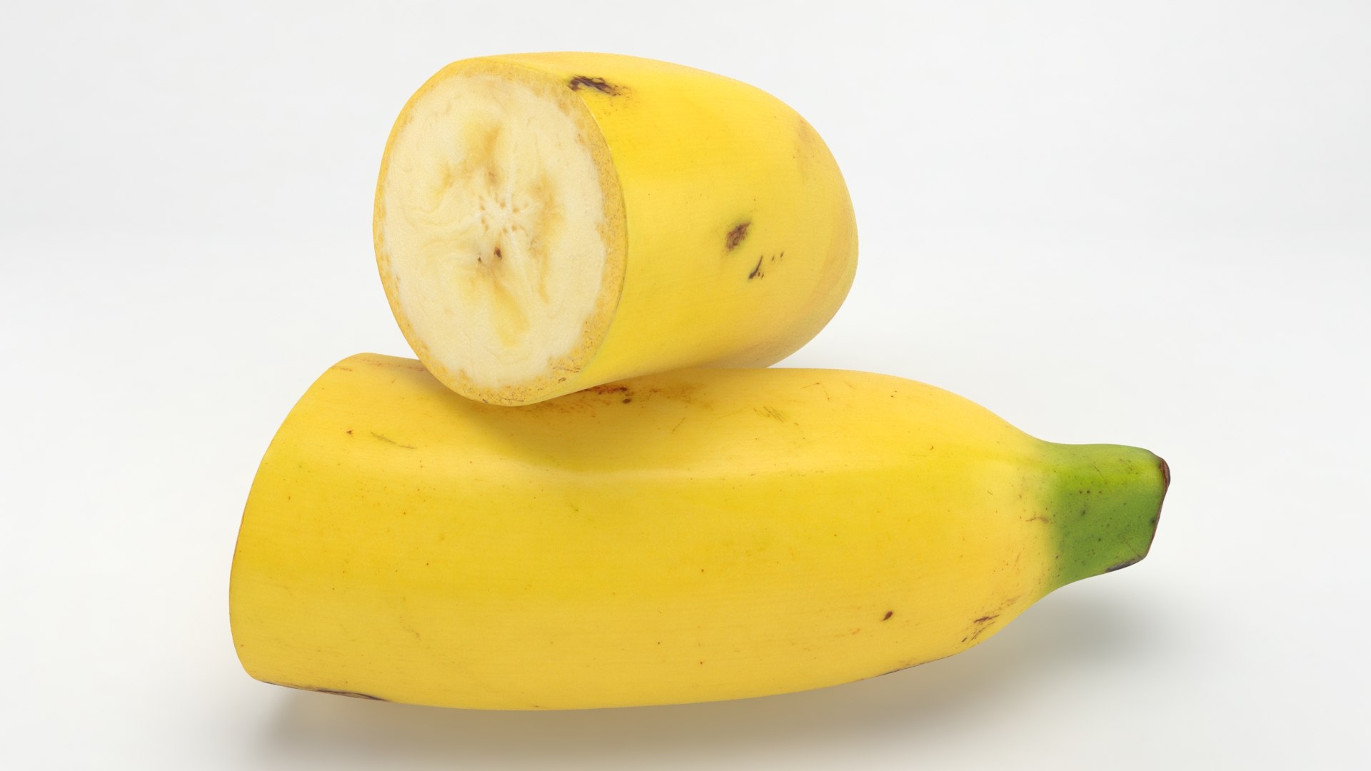 3D model Banana Cut in Half TurboSquid 1829939