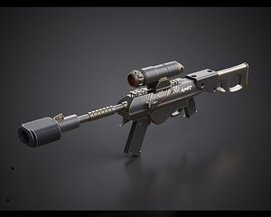 AMR Rifle 3D model