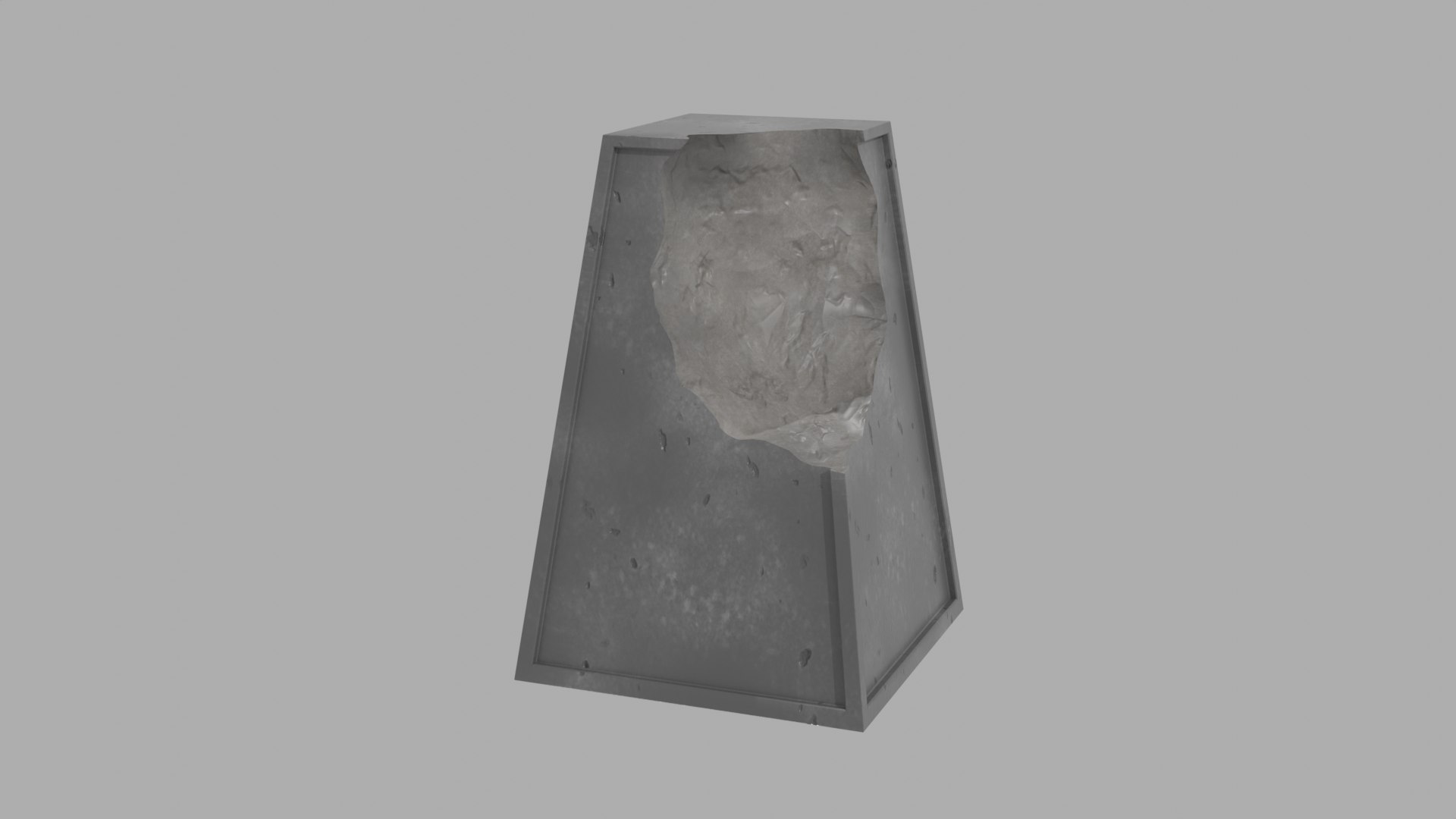 A broken tombstone model - TurboSquid 2114262
