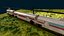 Treno elettrico 3d pronto per il gioco.