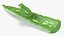 3D leaves aloe vera