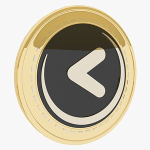 Byron Cryptocurrency Gold Coin model