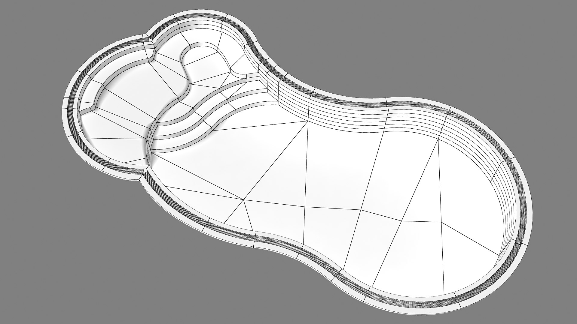 Swimming Pool Model - TurboSquid 1669244
