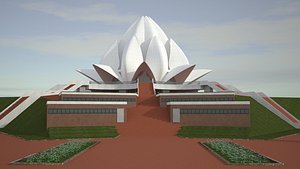 3D realistic indian temple architecture