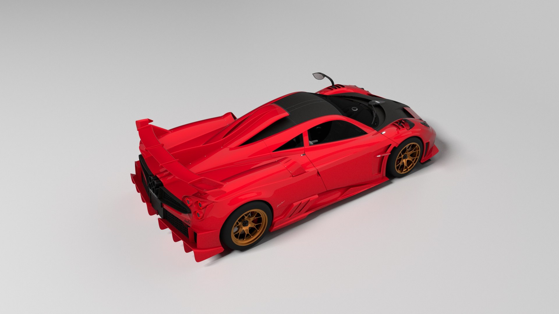 Pagani Huayra Imola Track Hypercar V12 Model - TurboSquid 2638973