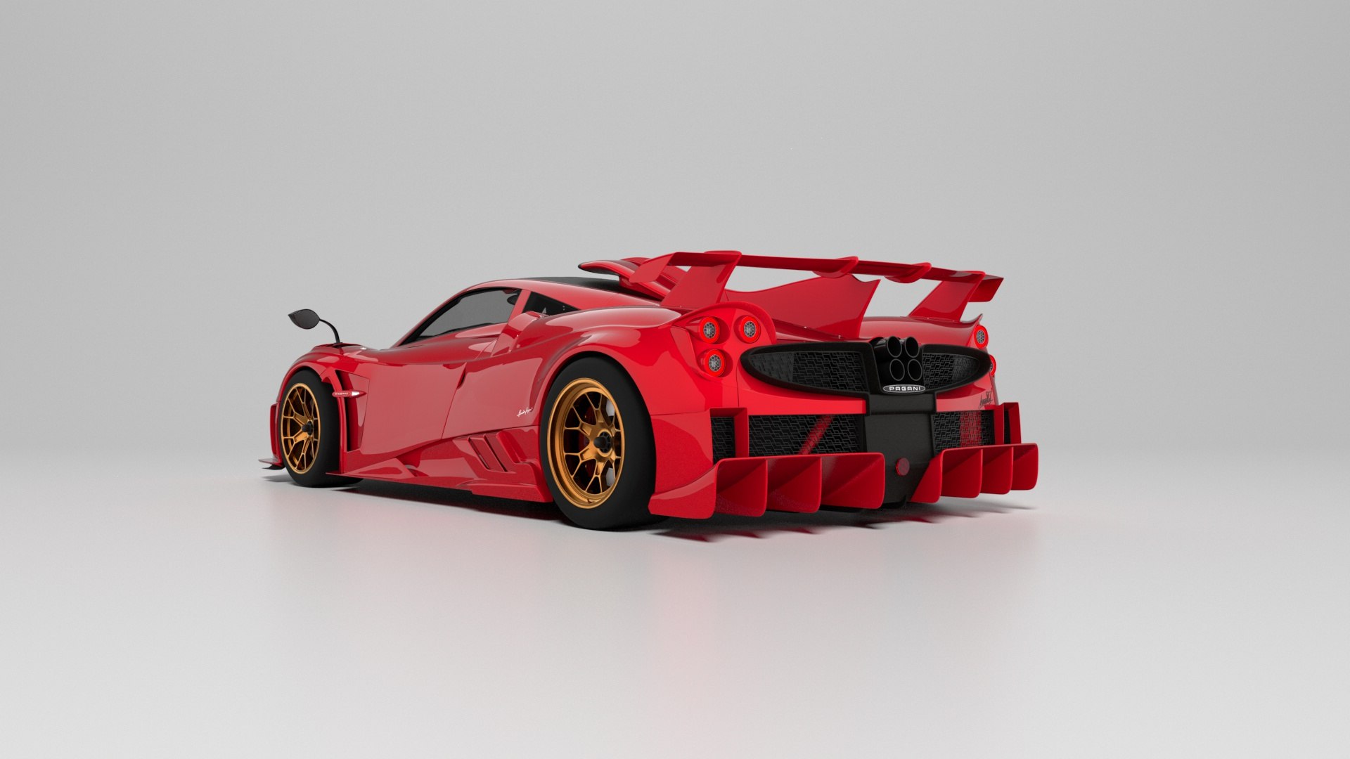 Pagani Huayra Imola Track Hypercar V12 Model - TurboSquid 2638973