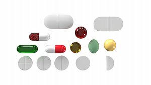3D model Pills pack