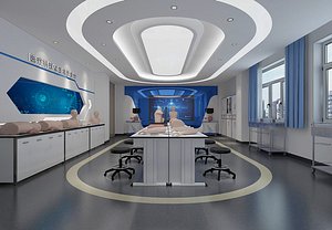 Human Anatomy Room Medical College   hospital 3D model