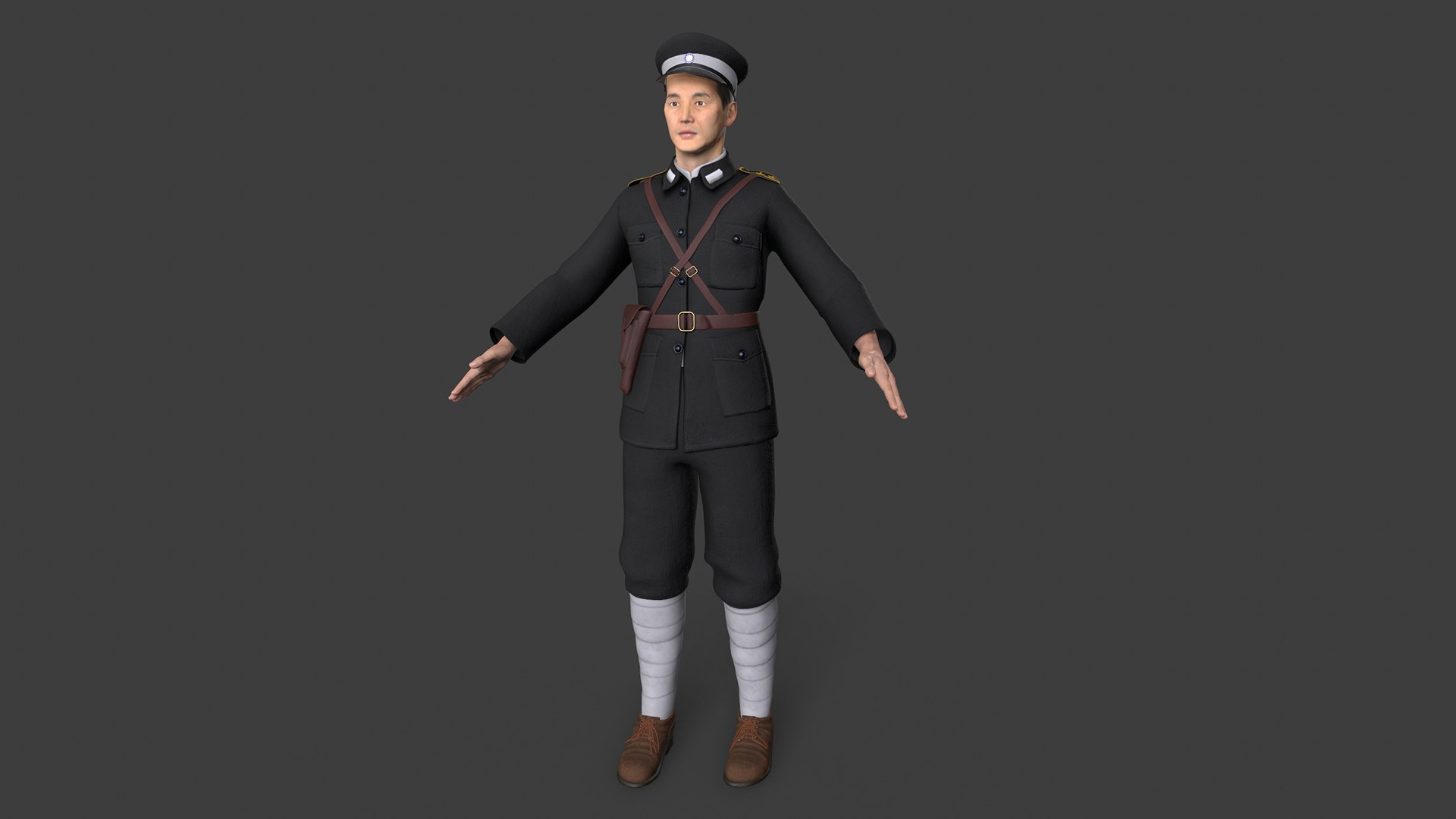 警察3D模型 - TurboSquid 2195222