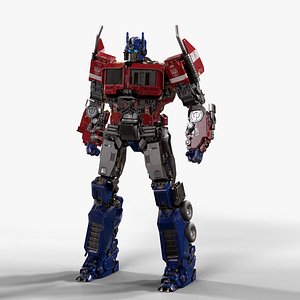 3D Optimus Prime from the Bumblebee movie