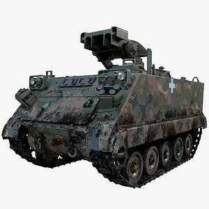 army armored vehicle m901 3d model