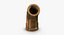 vintage brass pipes 3D model