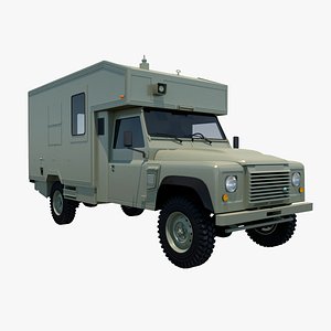 land rover battlefield ambulance 3D model