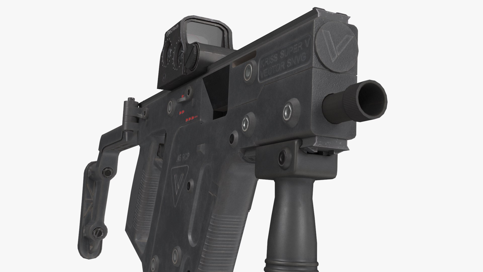 3D Kriss Vector Rifle Game Weapon - TurboSquid 2052645