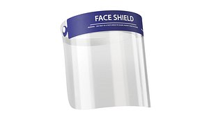 protective face shield 3D model