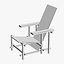 Rietveld Red Blue Chair