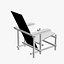 Rietveld Red Blue Chair