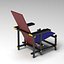 Rietveld Red Blue Chair