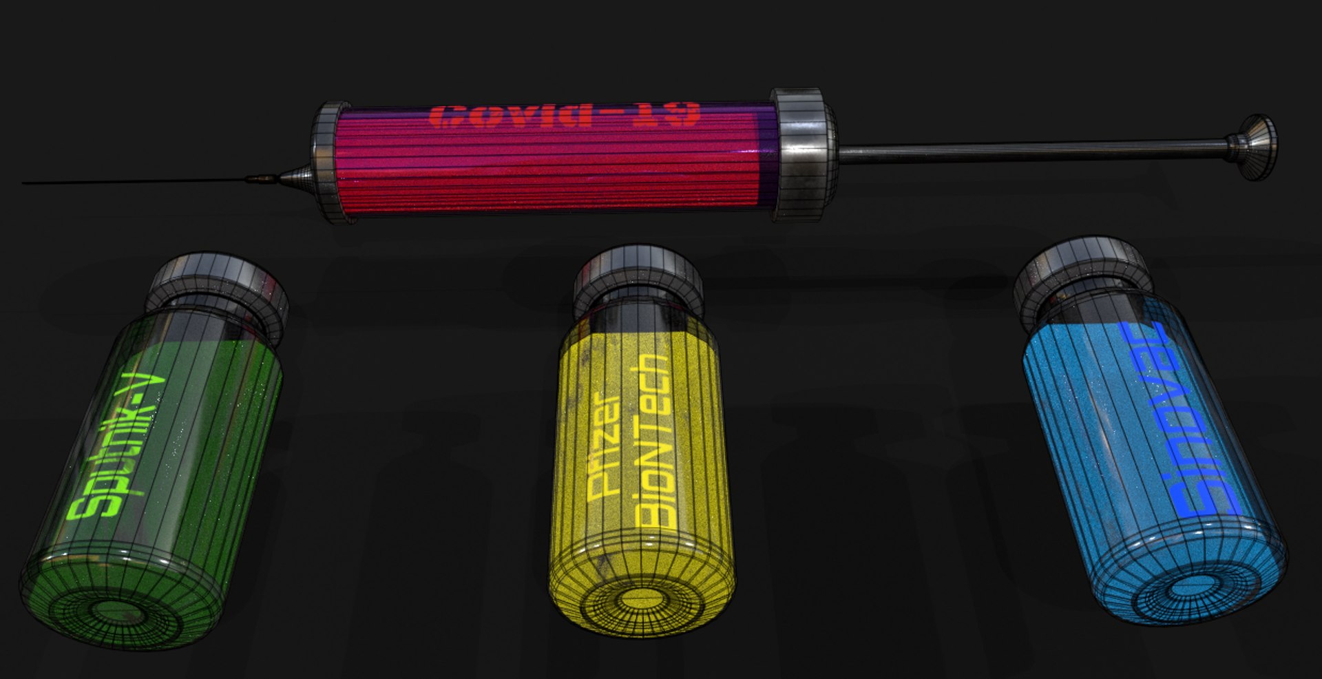 Stylized box with Covid-19 virus and vaccines model https://p.turbosquid.com/ts-thumb/PC/A2HfMm/FH/19/png/1636629474/1920x1080/fit_q87/02a1314293a0100919390b00ce41116b0ff532ab/19.jpg