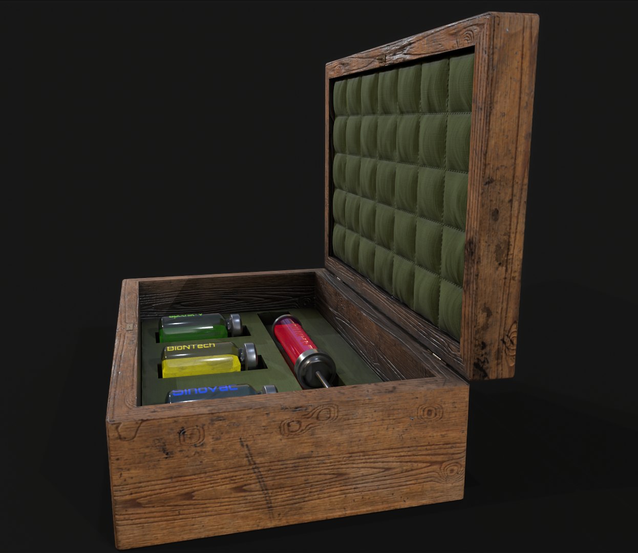 Stylized box with Covid-19 virus and vaccines model https://p.turbosquid.com/ts-thumb/PC/A2HfMm/rF/3/png/1636627985/1920x1080/fit_q87/1338fed29e1c2e15ca178404a3fef59fbd497404/3.jpg