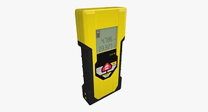 laser distance measurer obj