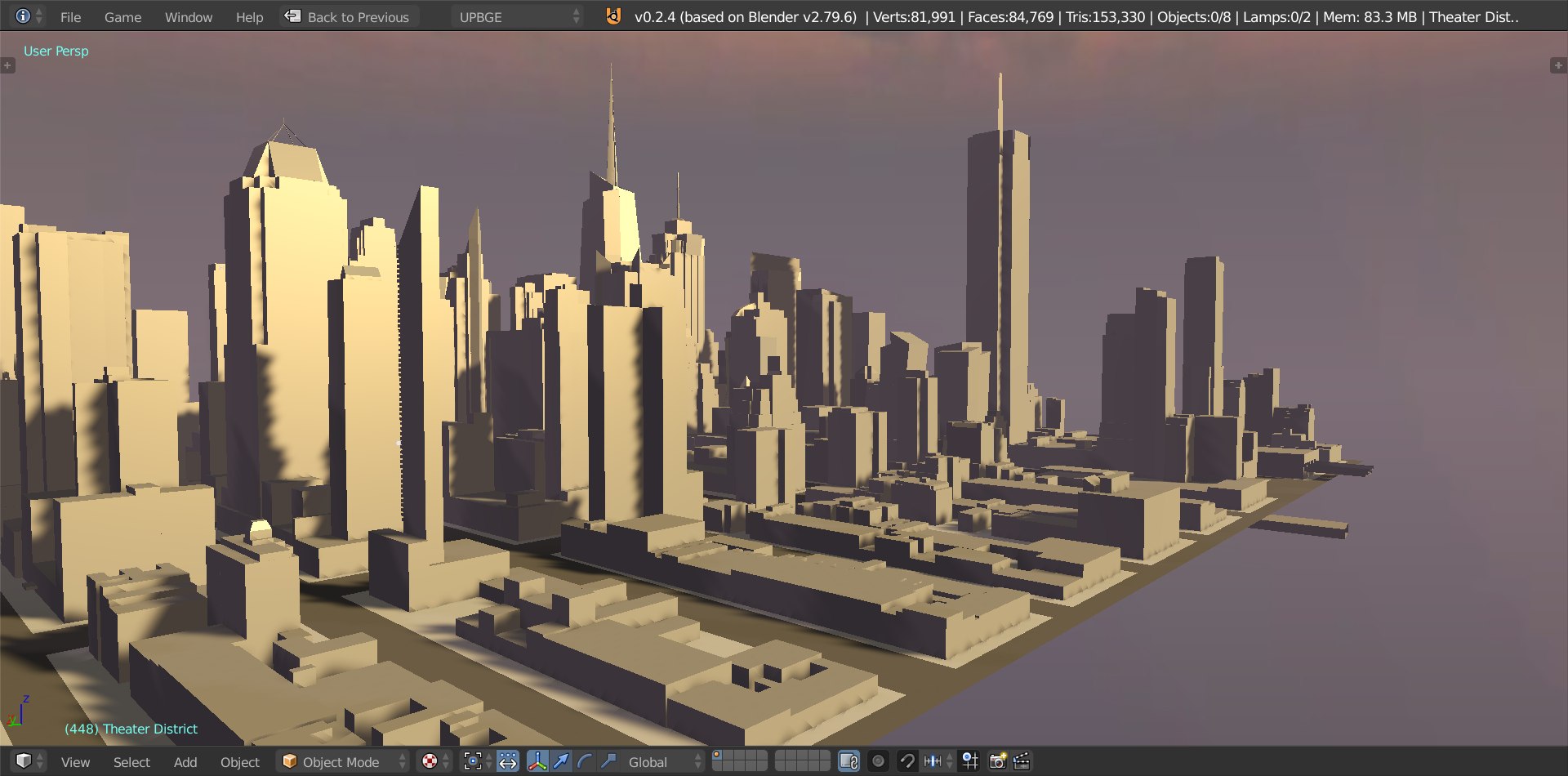 3D lowpoly new york city model TurboSquid 1454360