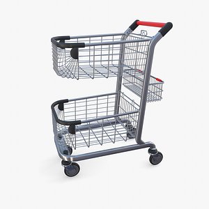 3D model Shopping cart v11