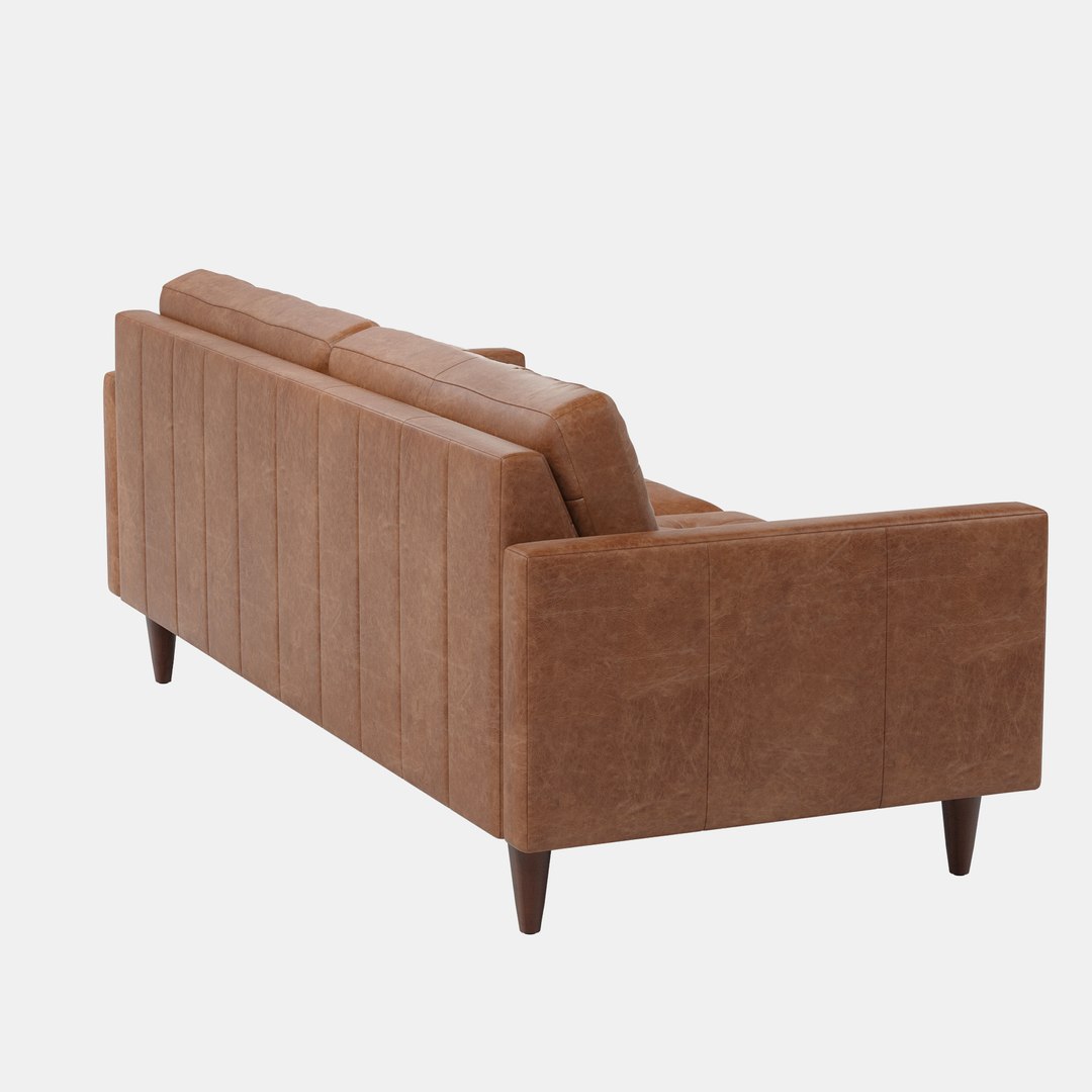 Joybird Eliot Leather Sofa 3D TurboSquid 1431160