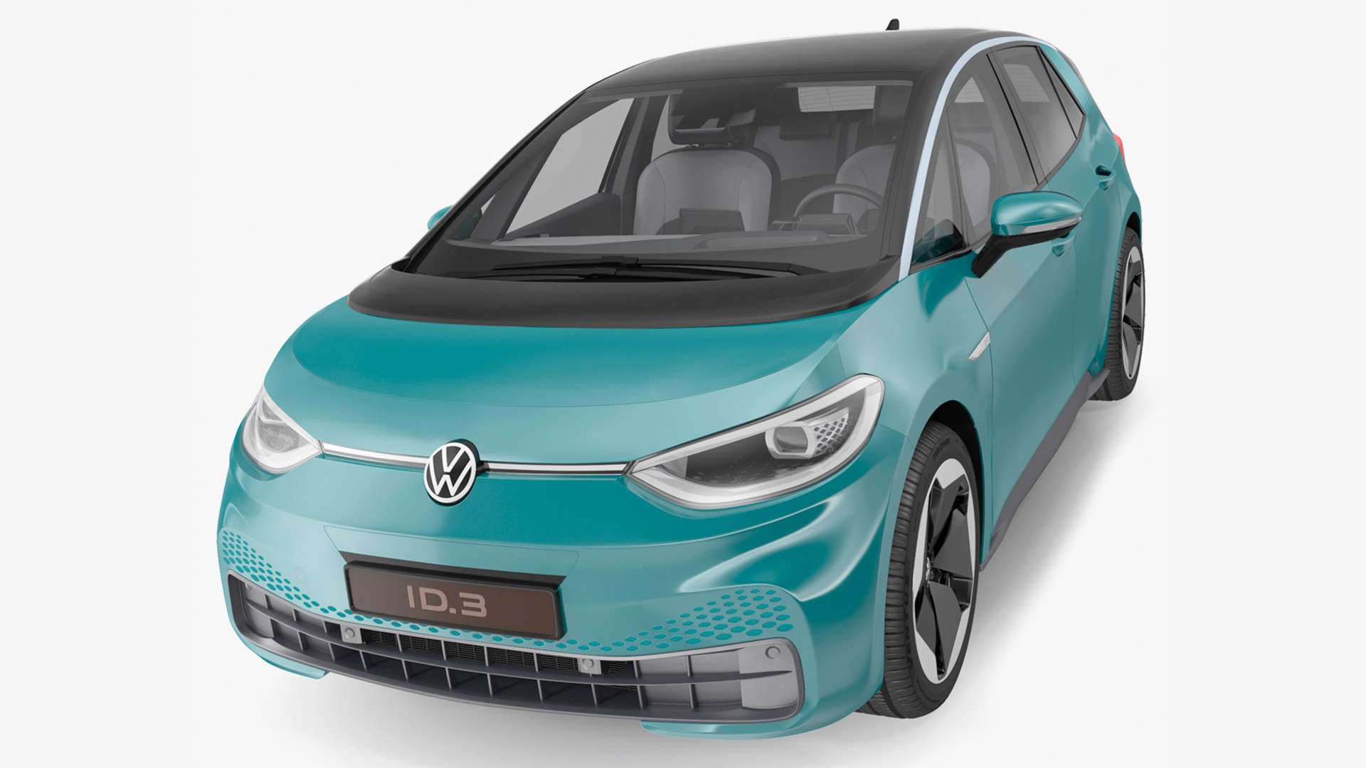 Volkswagen ID3 Makena Turquoise 3D model preview